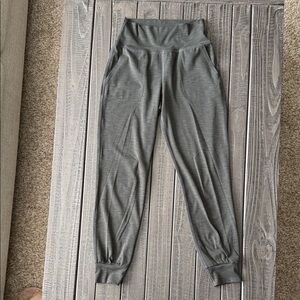 Beyond Yoga Gray High-Waisted Joggers